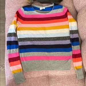 Gap rainbow striped sweater